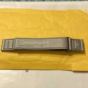 Swatch/ Omega grey nylon Velcro genuine original strap